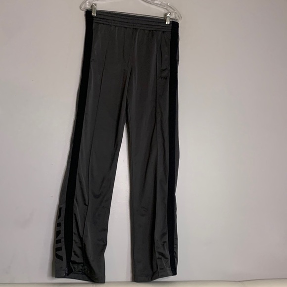 Pink Victoria’s Secret gray charcoal warm-up jogger athletic pant women’s xs - Picture 1 of 5